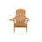 Lounge Chair Teak Wood Color, Suitable For All Seasons: Outdoor Lounge Chair, Made Of Sturdy HIPS Material, Equipped With 304 Stainless Steel Accessories.-1658194205