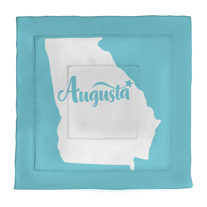 Georgia Polyester Comforter, Teal