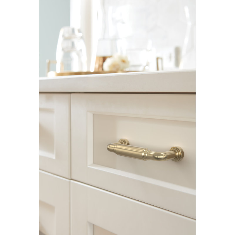 Poignée d'armoire Coble Center-to-Center, 3", Champagne doré