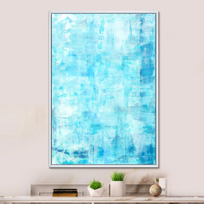 Blue Abstract Art Painting II " Blue Abstract Art Painting II " Painting Print