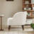 Gabrianna Upholstered Barrel Channel Chair With Wooden Legs-40586202
