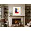 Georgia State Flag Map - art mural carré sur toile-130101376