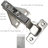 Face Frame Mounting Concealed Hinge