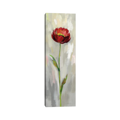 Single Stem Flower II by Silvia Vassileva - Wrapped Canvas Panoramic Painting