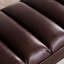 Banc rembourré en métal brun foncé pour la chambre à coucher et le vestibule - Rembourrage éponge luxueux, assemblage facile, charge maximale de 220 lb et rembourrage en mousse, à assembler,