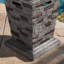 Eddie Tapered Stone Propane Fire Column