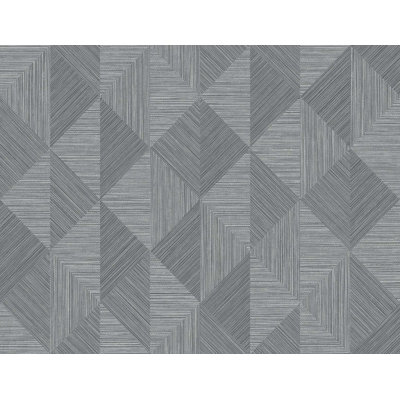 Tasnem Grass Cloth Geometric Roll