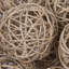 Vickerman Natural Botanicals 4" Lata Ball, Natural White. Includes 25 Pieces per Pack