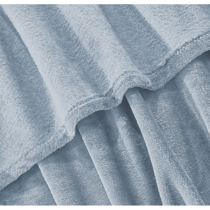 Couverture en soie Everman, Double / Grand, Bleu pâle