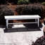 Solid Wood Teak Outdoor Bench