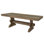 Clete 39.5 " Pine Rectangular Solid Wood Top with Solid Wood Base Dining Table