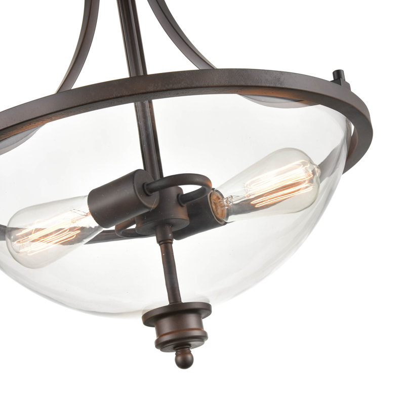 Nada 2 - Light Single Pendant, Rubbed Bronze