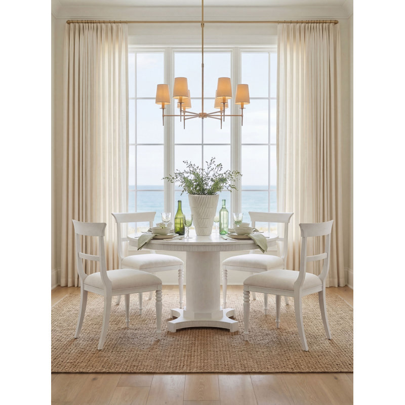 Lawrence Upholstered Dining Chair, Almond