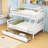Coletha Twin Over Full Bunk Bed with Built-In Ladder-421364800