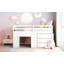 Lit mezzanine simple avec armoire et tablette-152071104