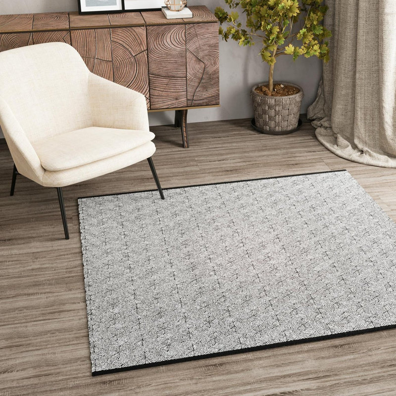 Kanoi Geometric Indoor Rug, Square 10'