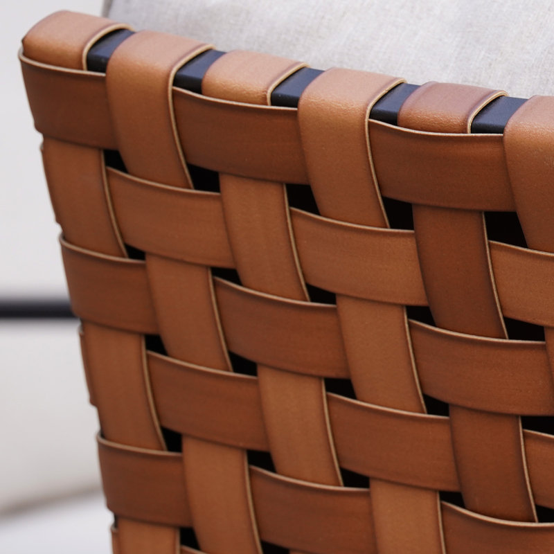 Chaises de salle à manger pivotantes et berçantes Tansi, Gris foncé