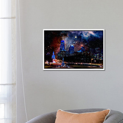 Philadelphia, Pennsylvania Carina Nebula Skyline 1 Piece Wall Art on Canvas