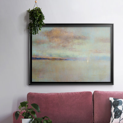 August Morning-Framed Gallery Wrapped Canvas