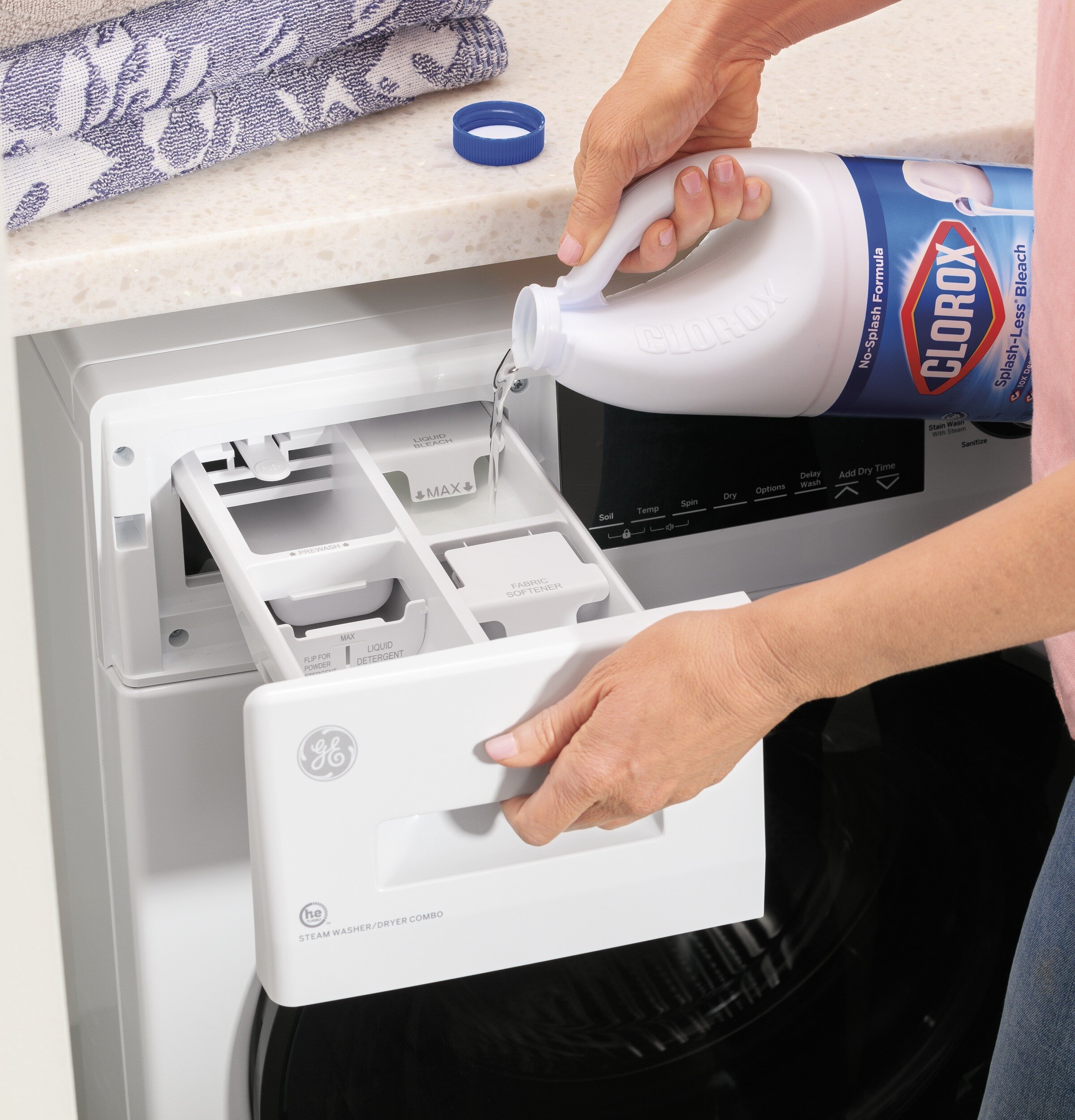 Detergent, Bleach and Fabric Softener Dispensers