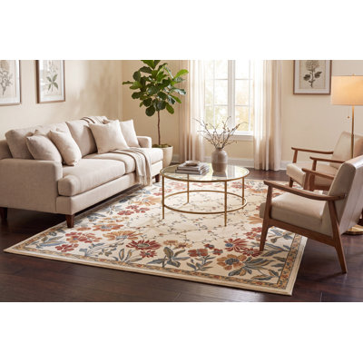 Angie Floral Indoor Rug