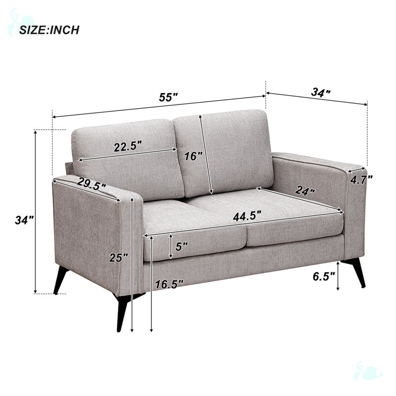 Ensemble de canapés 3 pièces, Tissu beige