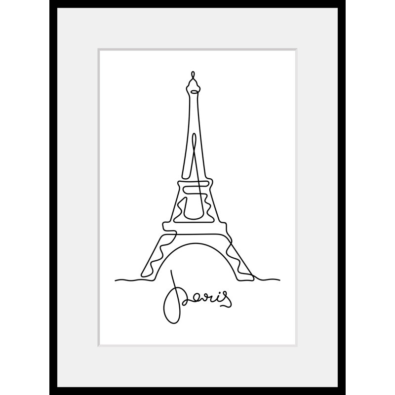 Paris - Single Picture Frame Print