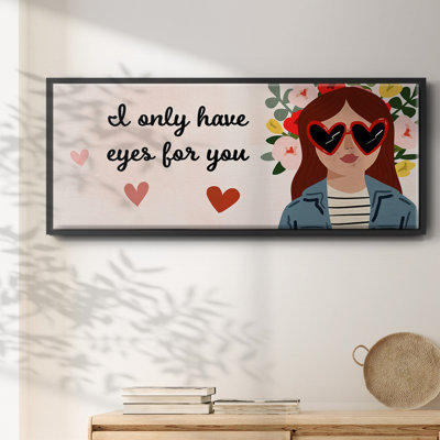 Darling Valentine Collection D- Framed Canvas