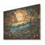 «Blue Horizon Of Heart Trees Landscape II» - impression d'arbre sur bois-793723285