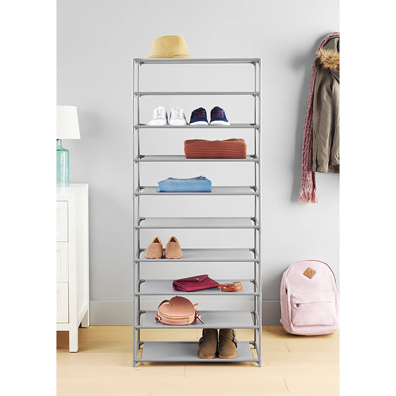 Rebrilliant Desin 30 Pair Stackable Shoe Rack | Wayfair