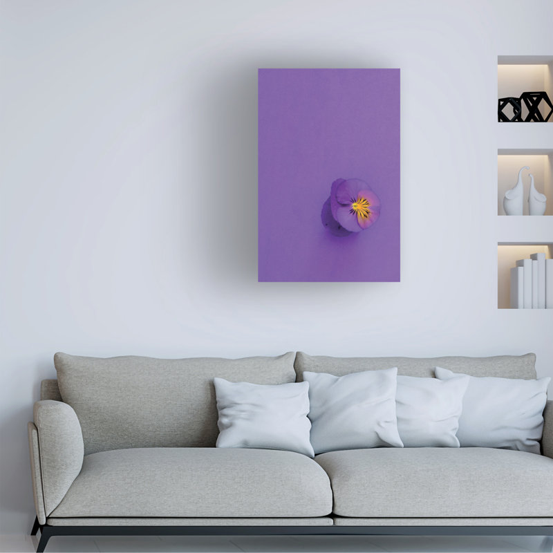 Art sur toile bolognaise Incado lavande, H 19 po x l 12 po