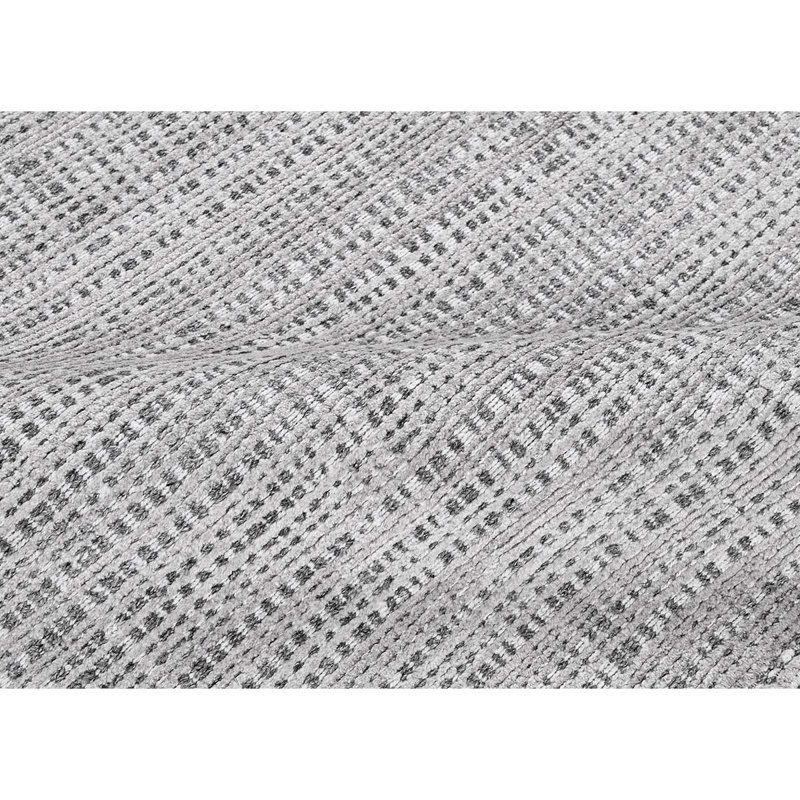 Hand Knotted Plaid Area Rug, Rectangle 9' x 12'