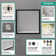 XtraStoris Individual Wall Niche Matte White with Design Frame 15.38" x 9.5" x 4"