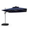 3m Lighted Square Cantilever Parasol With Base