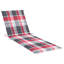  Chaise longue de patio en bambou naturel, tissu (100% polyester)