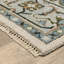 Tapis traditionnel ivoire / bleu clair Gowen-361189868