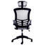 Fauteuil de direction moderne haut dossier en filet avec appui-tête et accoudoirs rabattables Techni Mobile-1544792258