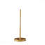 Lampe de table moderne en forme de S de 18,75 po, DEL acrylique, finition or brossé