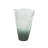 6.5x3.5x10"H Organic Ribbed Glass Vase-504802442