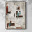 City Blocks I, reproduction encadrée - bois massif-402005742