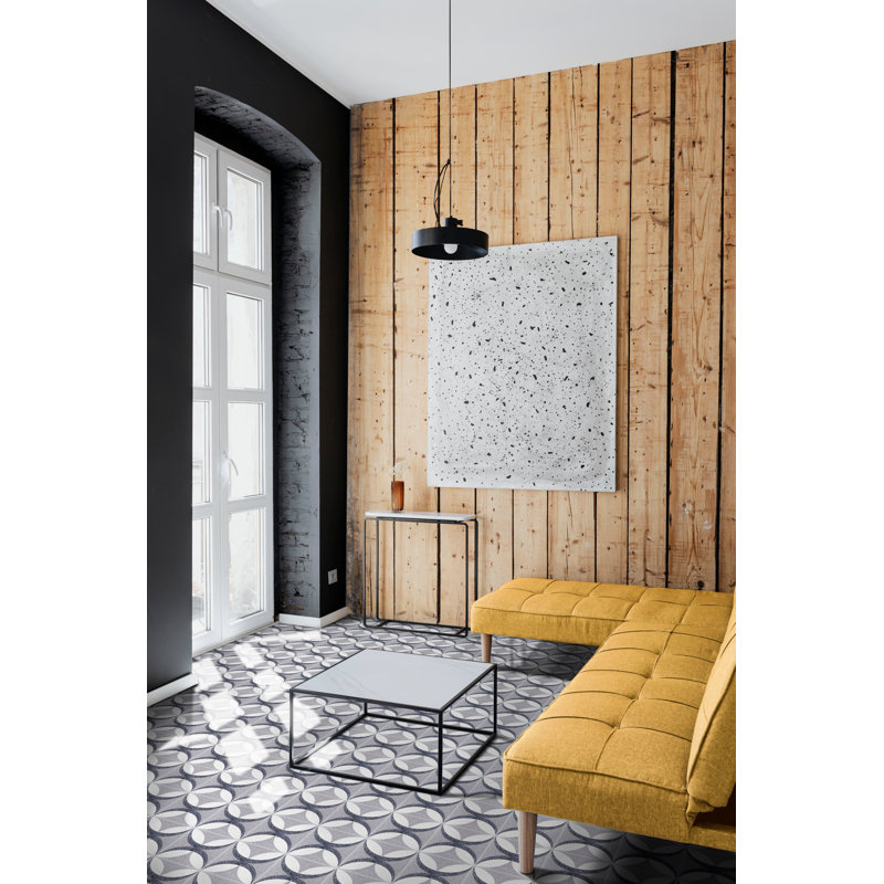 Petalos 8" x 8" Cement Patterned Wall & Floor Tile