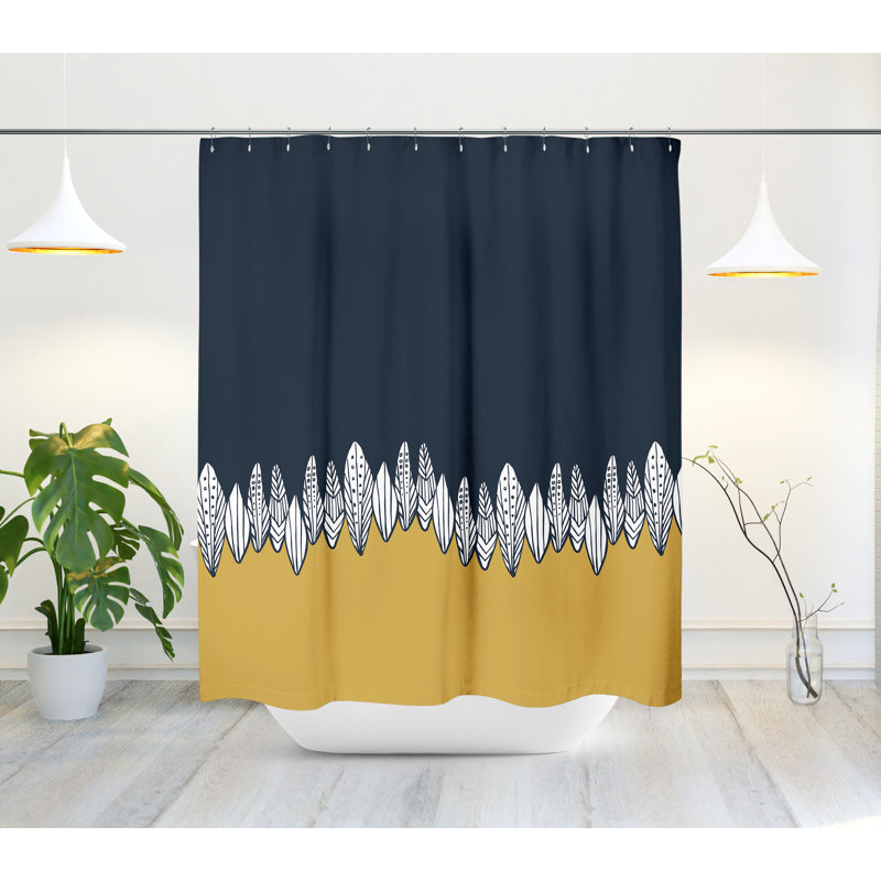 Thora Abstract Shower Curtain