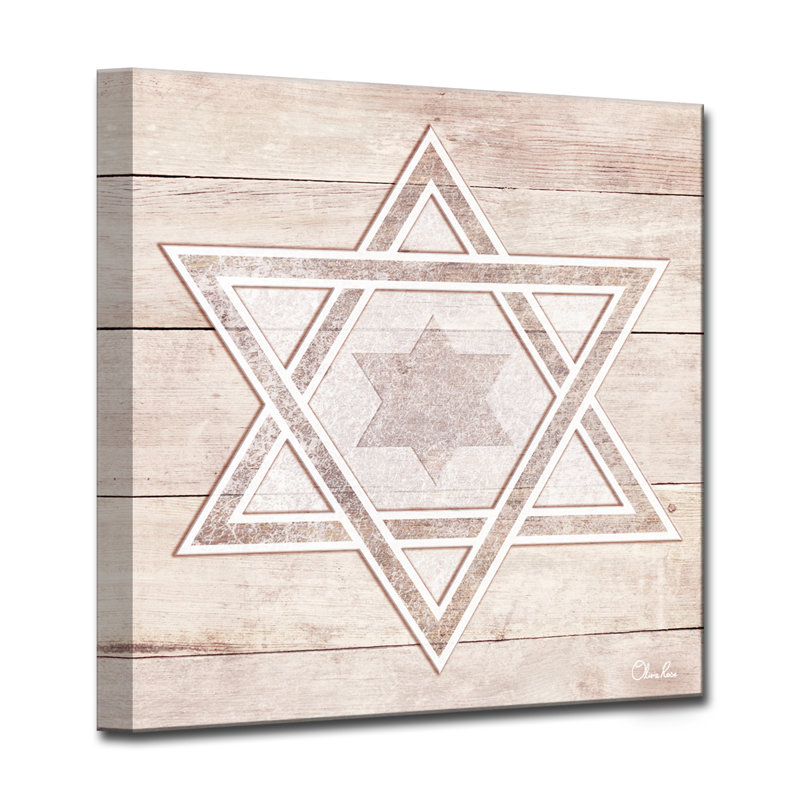 «Star of David III», impression sur toile tendue, H 12 po x l 12 po x P 1,5 po