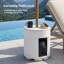 Table d'appoint de patio avec parasol-126450182