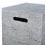 Table de couverture d'extérieur pour réservoir de propane MGO, support léger de 20 lb avec poignées et trou de rainure, aucun assemblage requis, table d'appoint pour les fosses à gaz-128532605