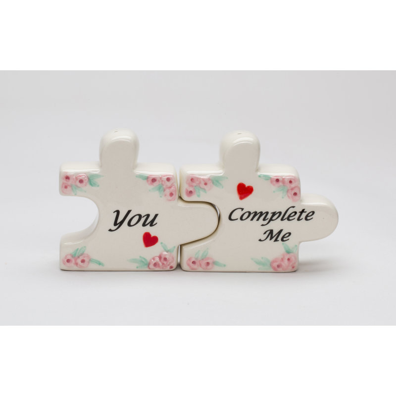 Valentine's Puzzle Salt And Pepper