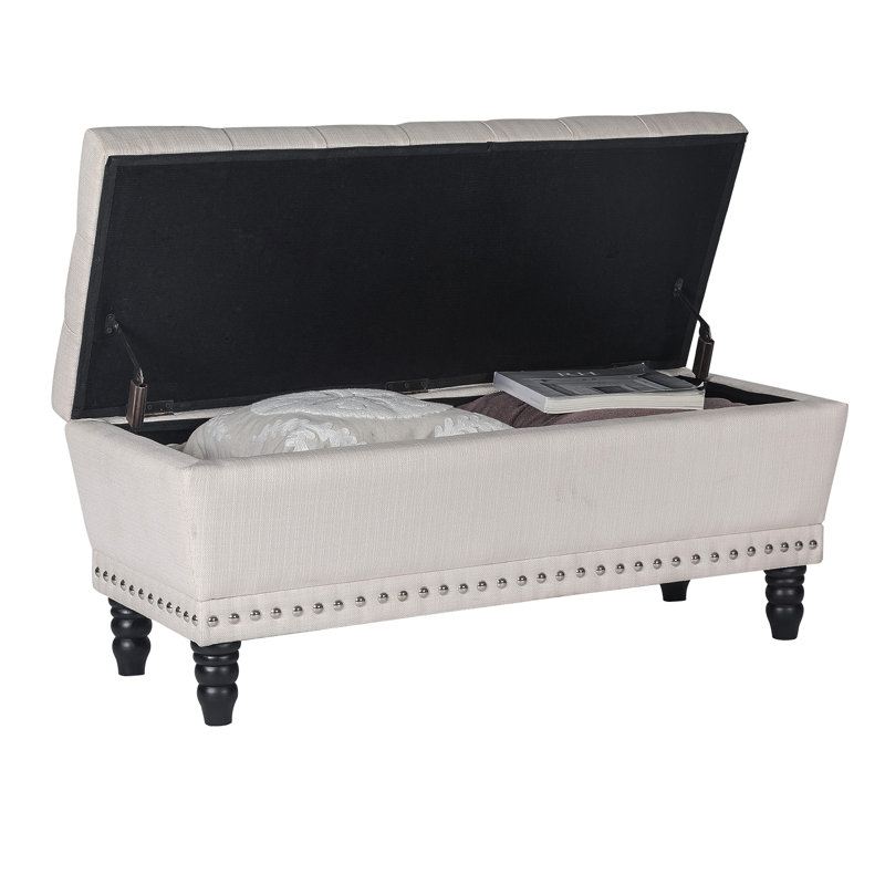 Repose-pieds Damerion, Polyester beige