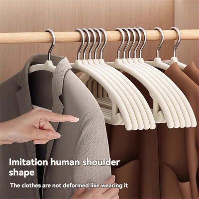 Velvet Flocked Clothes Hangers
