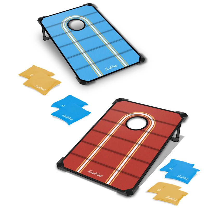 Ensemble de cornhole pliable Eastpoint 2 pi x 3 pi avec 8 sacs de billes