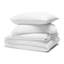 Ensemble de housse de couette en percale légère 100% coton Carmen-124299378-124299380